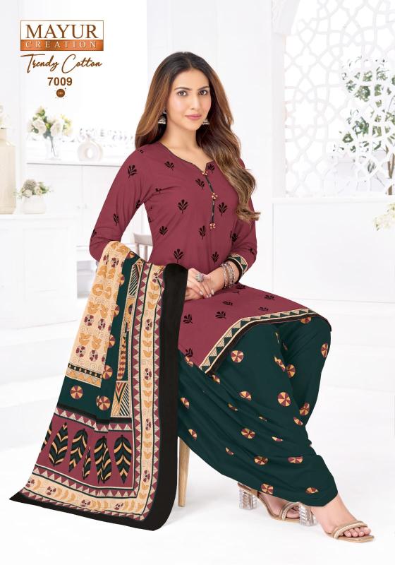 Mayur trendy cotton vol-7 buy wholesale dress materials online india